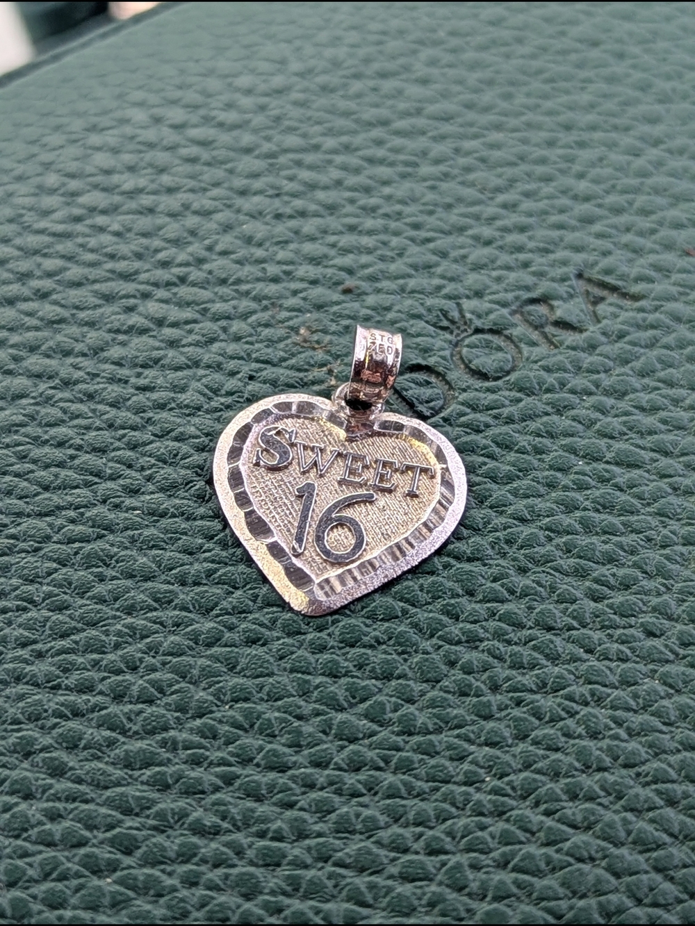 ✨ Sterling Silver 'Sweet 16' Heart Pendant ✨
